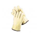 (12 Pairs) Sz: 2XL, Leather Work Gloves