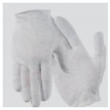 (1) Pack of 12 Cotton Industrial Gloves