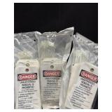 (3) 25PK Brady 66061 DANGER LOCKOUT DISPOSABLE