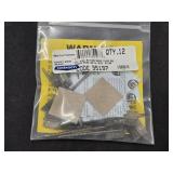 (12) Osborn 1/2" Side Action Wire Tube Brush .
