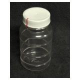 (1) Case of 4oz Jar Clear Ribbed