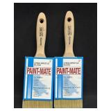 (2) Arroworthy Paint Mate 3" Chiseled Paint Brush