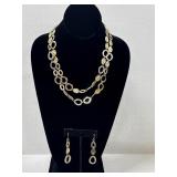 Premier Designs Riviera Long Gold tone Necklace