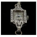 10K White Gold & Diamond REMI Ladies Watch Face