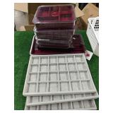 Several Divided Jewelry Trays