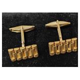 14kt Italy Cuff Links Possibly Rolex