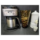 Cuisinart Coffee Maker, 12" Vase w/Polished R