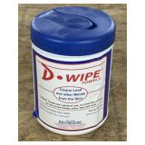 (1) D Wipe Towels 150 Pre Moistened Soft Cloths