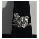 Sz:6 , 925 Silver Fairy Ring