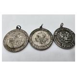 (3) Unique Government Charms