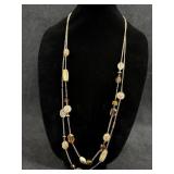 Gold Tone Beaded Womenï¿½s Necklace