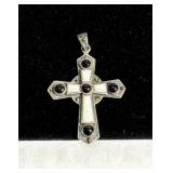 925 Silver Necklace Cross Pendant