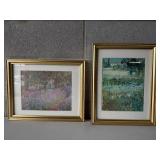 (2) 14"x11ï¿½ Garden In Bloom Wall Decor Frames
