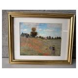 14"x11ï¿½ Poppy Field Woman & Kid