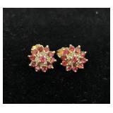 Diamond & Ruby Earrings