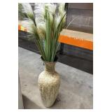 28" Believed to be Mother of Pearl Floor Vase