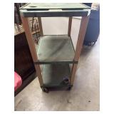 26"x18"x42" The Tuffy Rolling 3 Shelf Cart