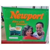 1987 Newport 21.5x17 Metal Retail Signage