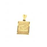 10K Gold "Graduado" Pendant Approx 1"