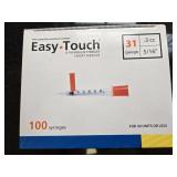 NEW 100ct Easy Touch Insulin Syringes 31gauge