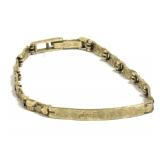 10K Gold Id Bracelet 5"