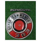 Mopar Pie Tin & Plymouth Emblem