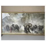 40"x 20.5" Elephants at Amboseli By David