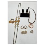 Sarah Coventry Necklace & Earrings,  (2) Prs