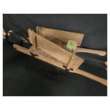 Wooden Plow Wagon