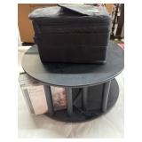 Round Spinning CD Holder & Case 14" 7"