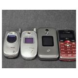 (4) Vintage Cell Phones