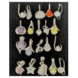 20 Pretty Necklace Pendants 3 Have Markings