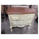 28"x19"x26" VTG Night Stand W/2 Drawers
