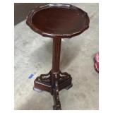 13"x27" Mahogany Accent Table/ Plant Stand