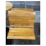 Vintage Eclipse Wooden School Desk 33" Tall