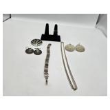 Mutil Strand Necklace, Bracelet, (2) Prs