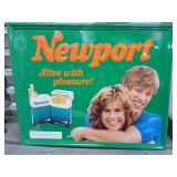 1985 Newport 21.5x17 Metal Retail Signage