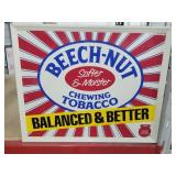1987 BeechNut 21.5x17 Metal Retail Sign