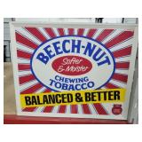 1987 BeechNut 21.5x17 Metal Retail Sign