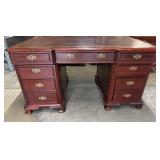 61"x39"x31"  Two Sided Partners Wooden Desk