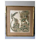 24ï¿½x22ï¿½ Vintage World Bazaar Thai Temple, Wall