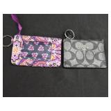 Coach & Vera Bradley Coin Wristlets