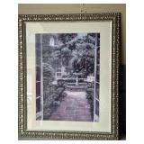 26"x32" Pastel Paris Framed Canvas Art Print