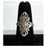 Sz: 5.5, 925 Vintage Silver Ring
