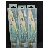 (3) Digital Thermometers