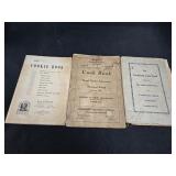 (3) Old Recipe Pamphets