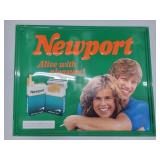 1985 Newport 21.5x17 Metal Retail Signage