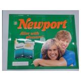 1985 Newport 21.5x17 Metal Retail Signage