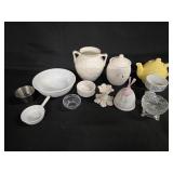 Assorted Glass Items Including Lenox Vase