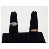 (2) Fashion Rings